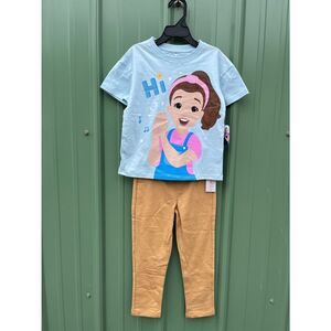 Toddler Girls Ms Rachel T-Shirt & Pants 2-Piece Set Size 5T